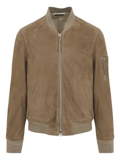 zipped bomber jacket by TOM FORD