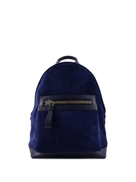 zipped velvet backpack by TOM FORD