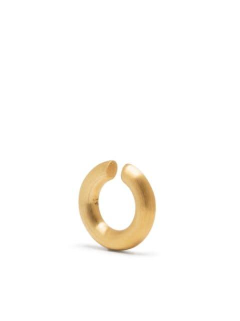 Chunky polished ear cuff by TOM WOOD