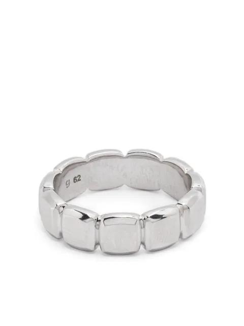 Cushion Band ring by TOM WOOD