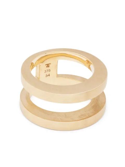 Double Vault ring by TOM WOOD