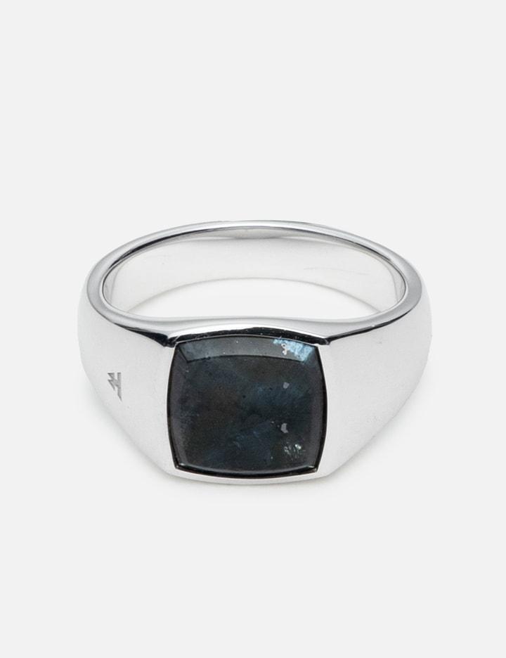 Kay Ring Black Larvikite by TOM WOOD