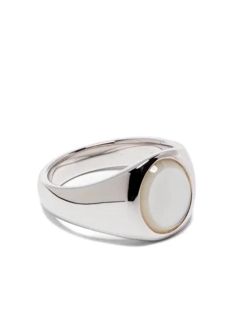 Kim mother-of-pearl ring by TOM WOOD