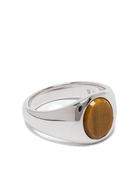 Kim tiger eye ring by TOM WOOD