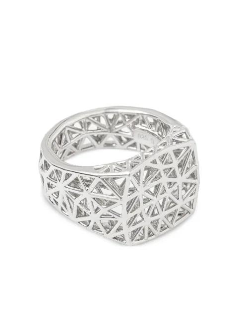Mesh ring by TOM WOOD