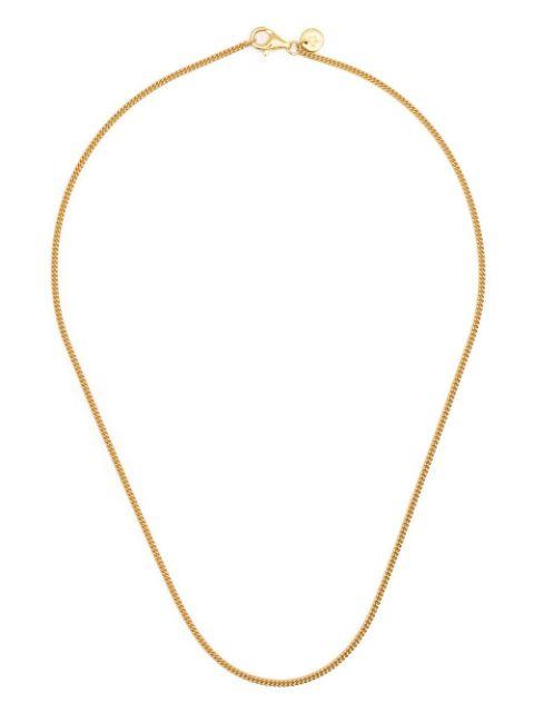 Slim Curb Chain necklace by TOM WOOD