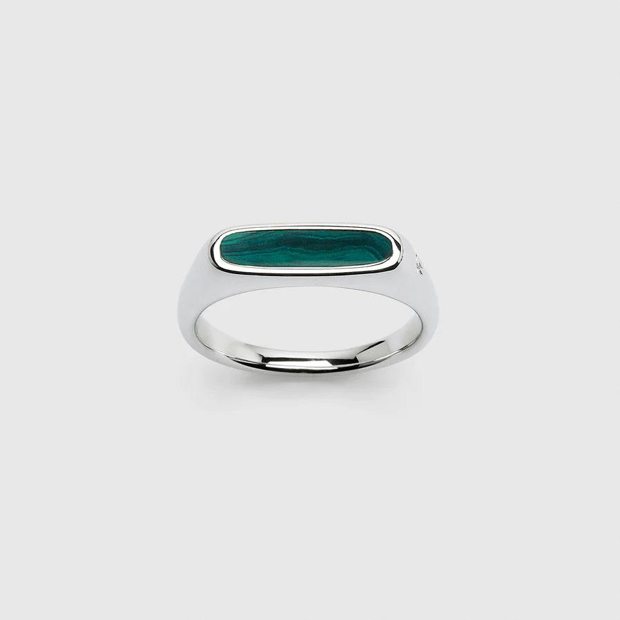 TOM WOOD - Mario Ring Malachite by TOM WOOD