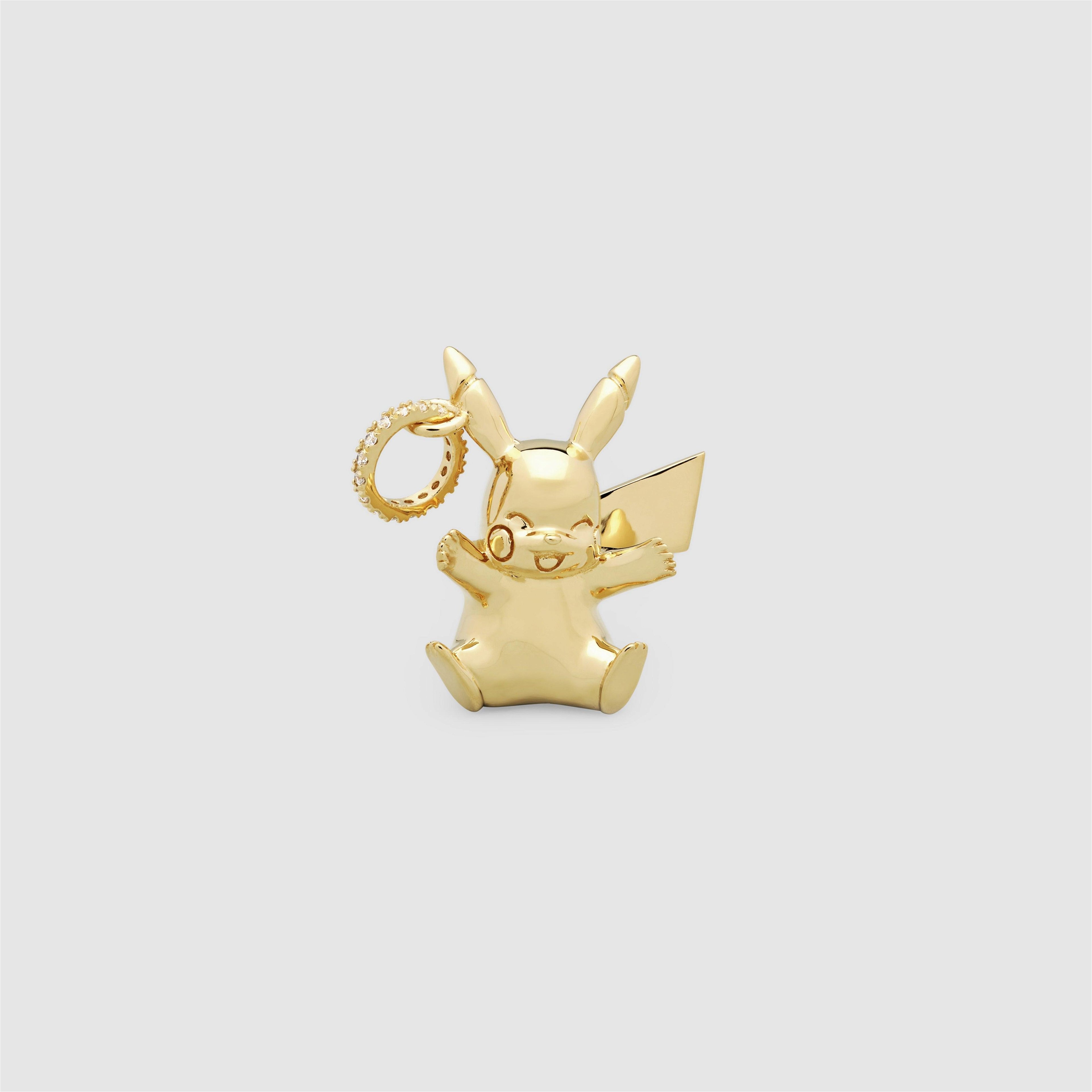 TOM WOOD - Pikachu Happy Gold Charm - (Yellow Gold) by TOM WOOD