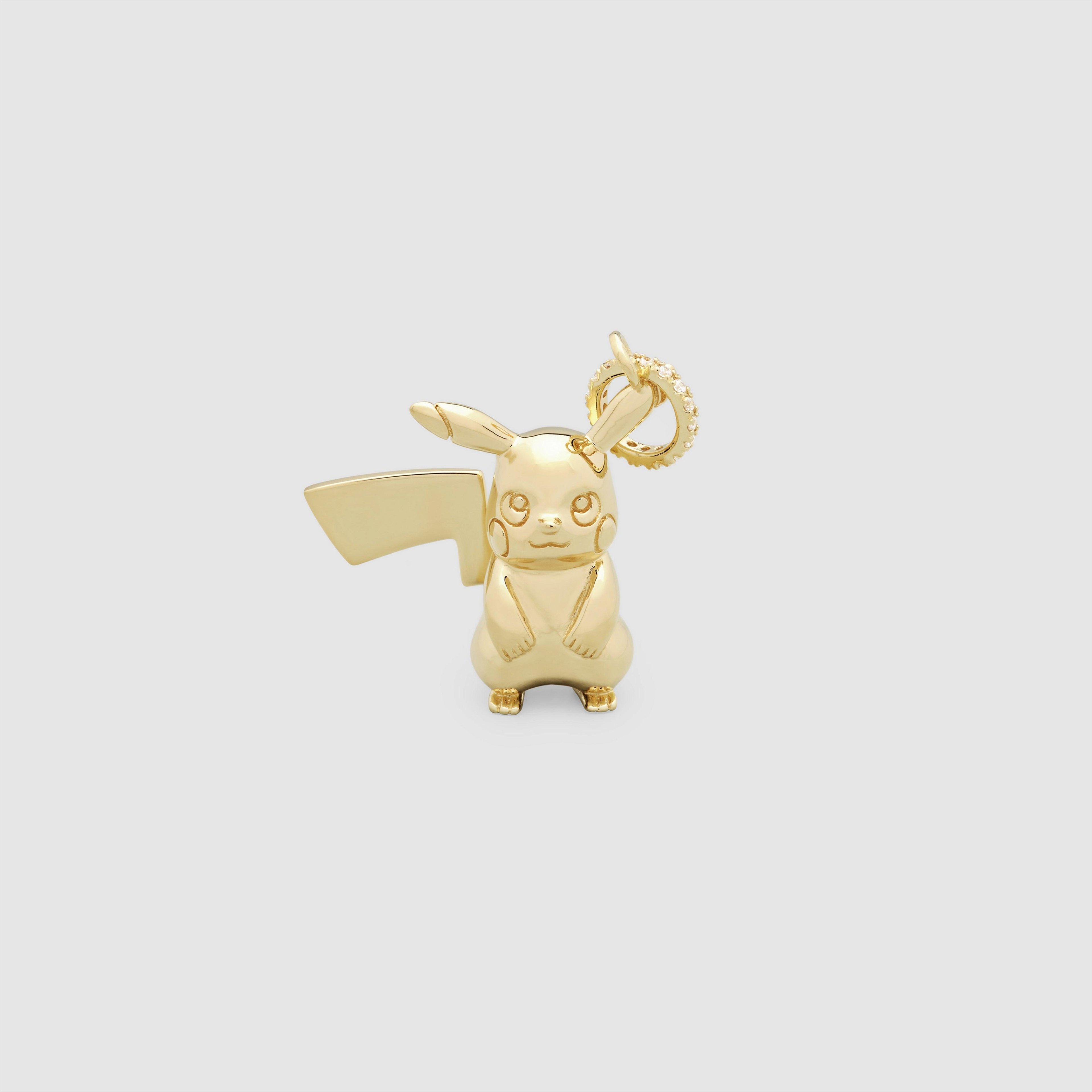 TOM WOOD - Pikachu Shy Gold Charm - (Yellow Gold) by TOM WOOD