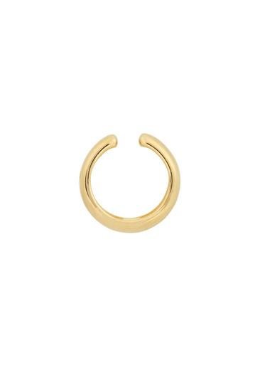 Thick 9kt gold-plated ear cuff by TOM WOOD