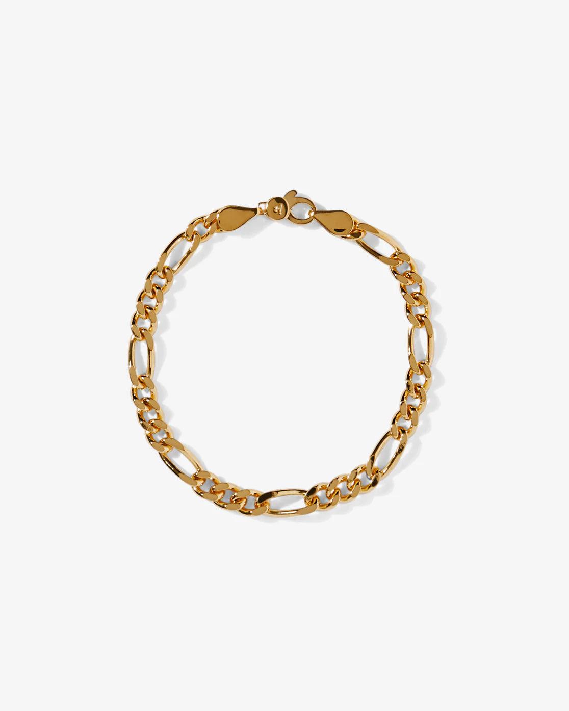 Tom Wood - Bo Bracelet Thick - (Yellow Gold Plate) by TOM WOOD