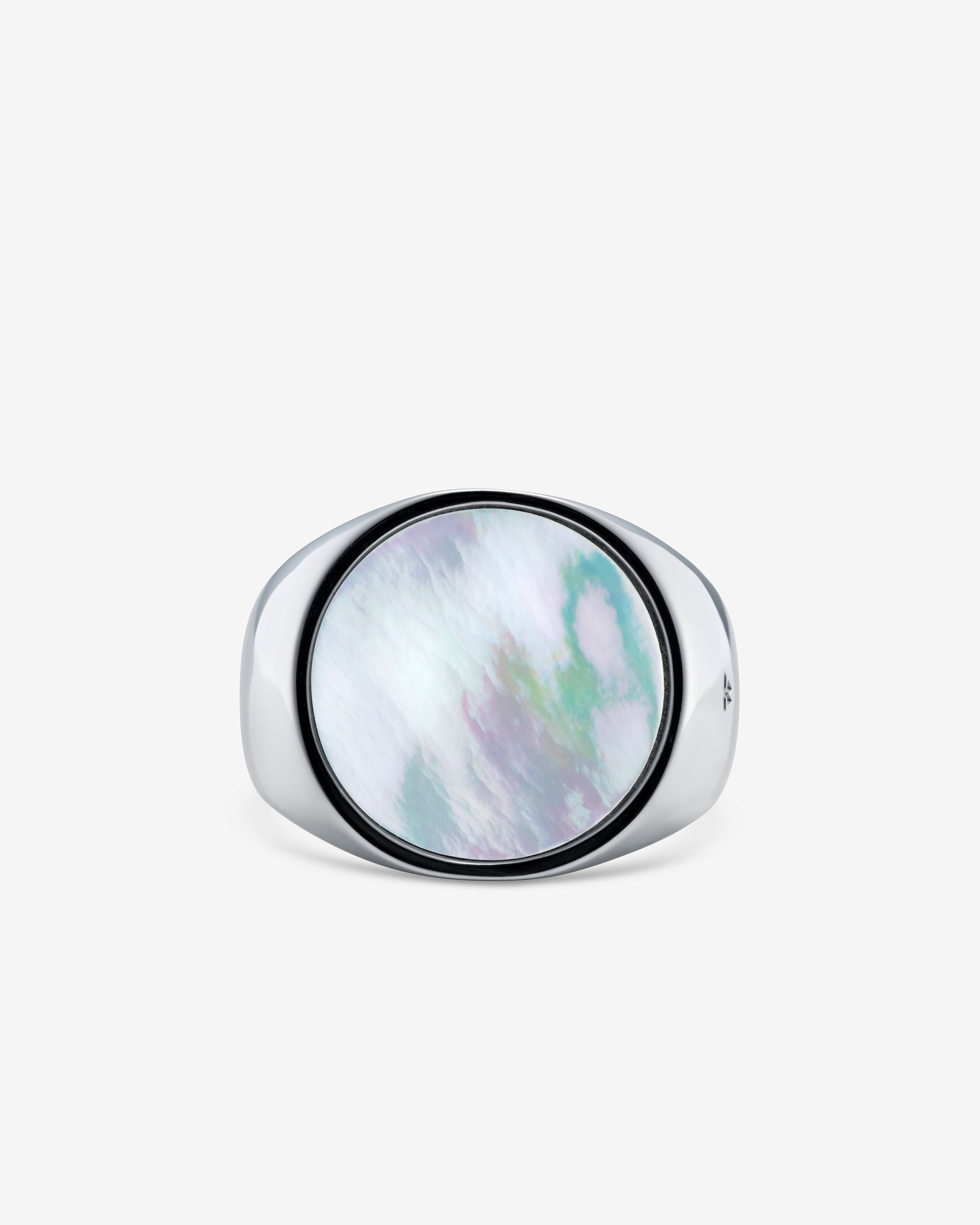 Tom Wood - DSM Exclusive Galaxy Ring - (White MOP) by TOM WOOD