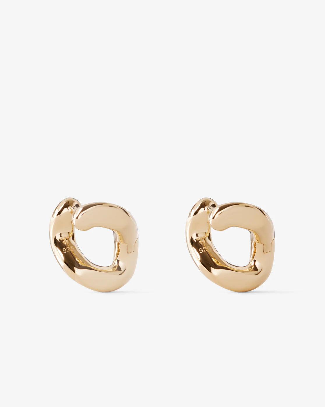 Tom Wood - Dean Hoops - (Gold) SS24 101248 by TOM WOOD