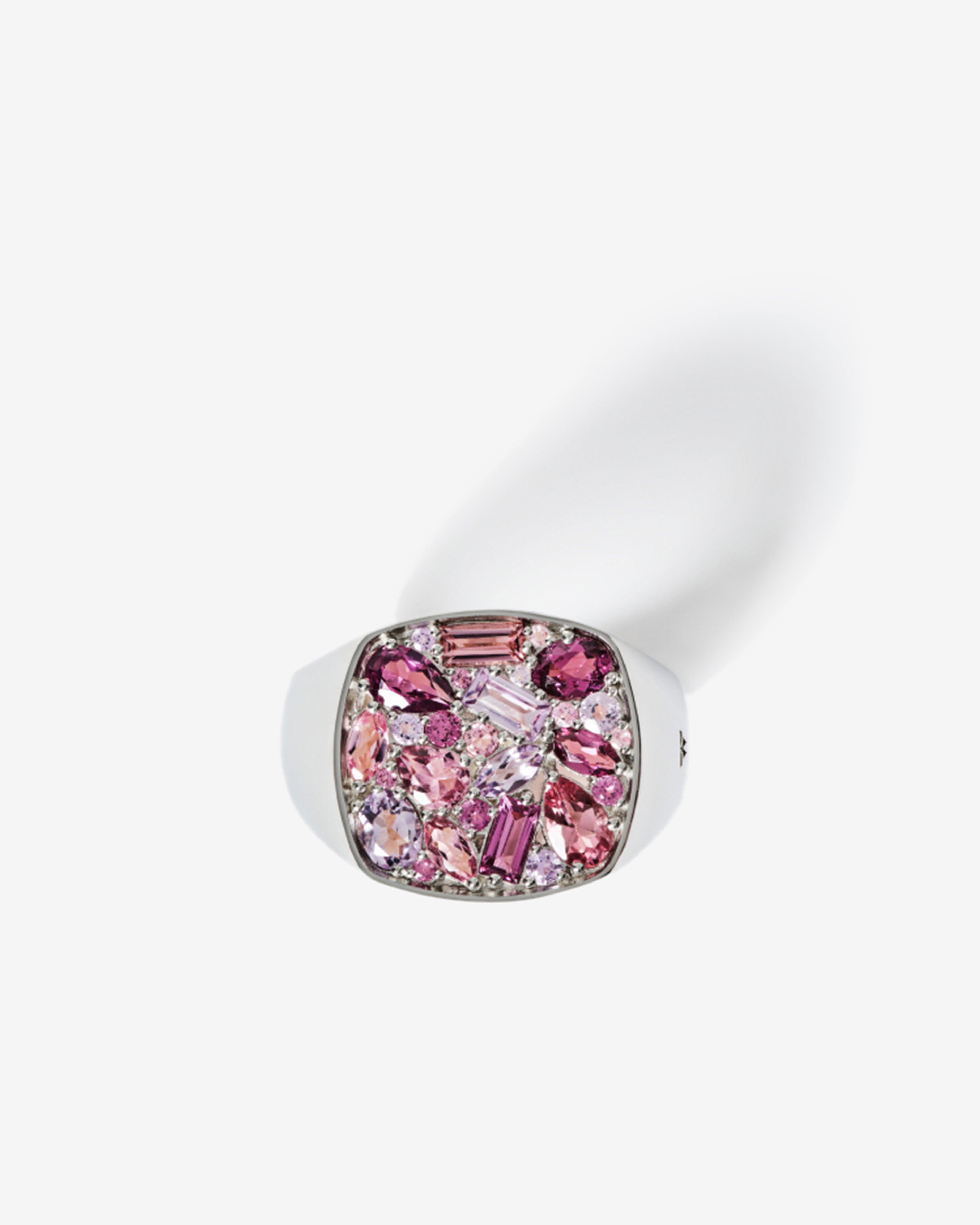 Tom Wood - Hana Kaleidoscope Ring - (Pink) by TOM WOOD