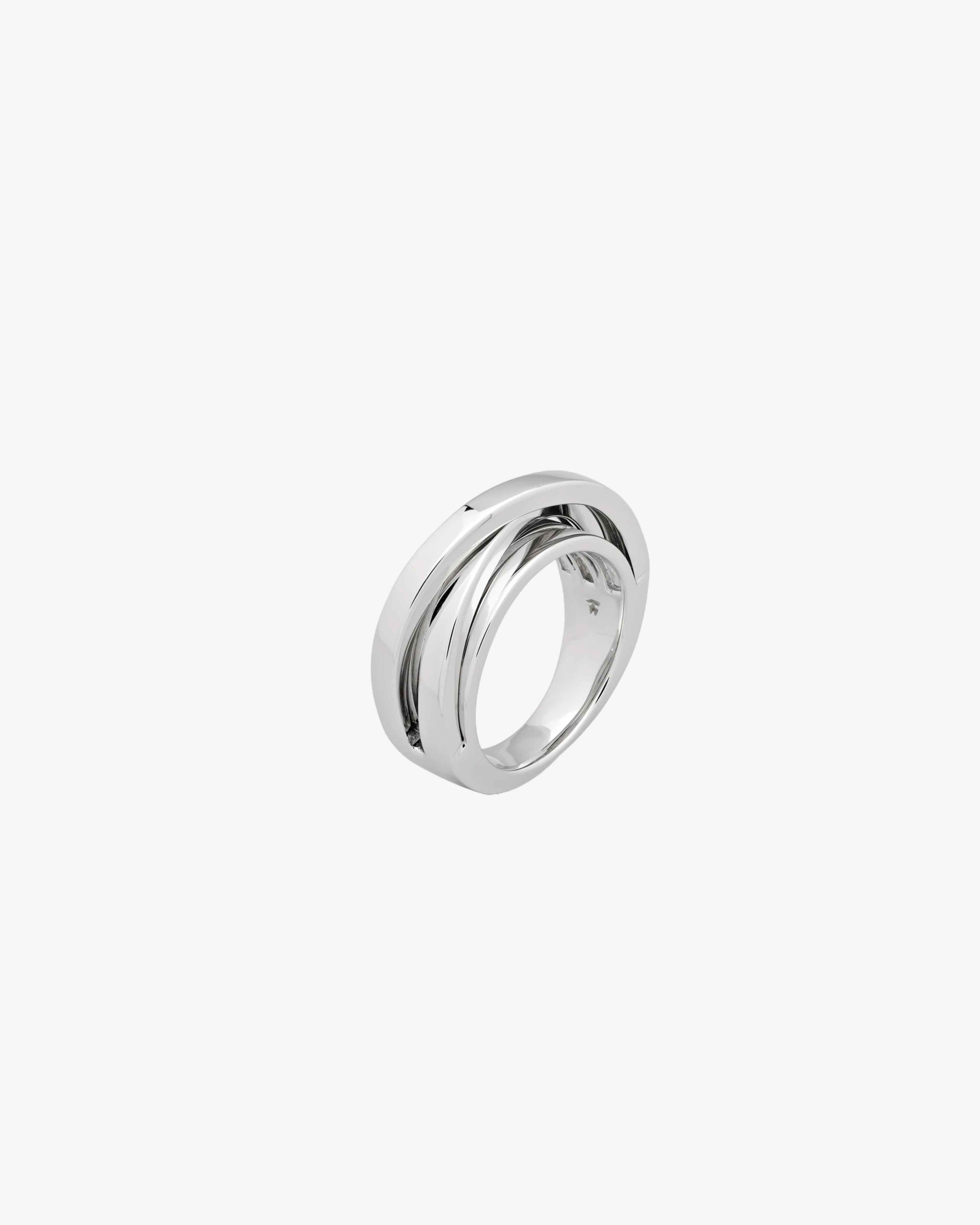 Tom Wood - ORB Ring Slim - (Silver) SS24 101274 by TOM WOOD