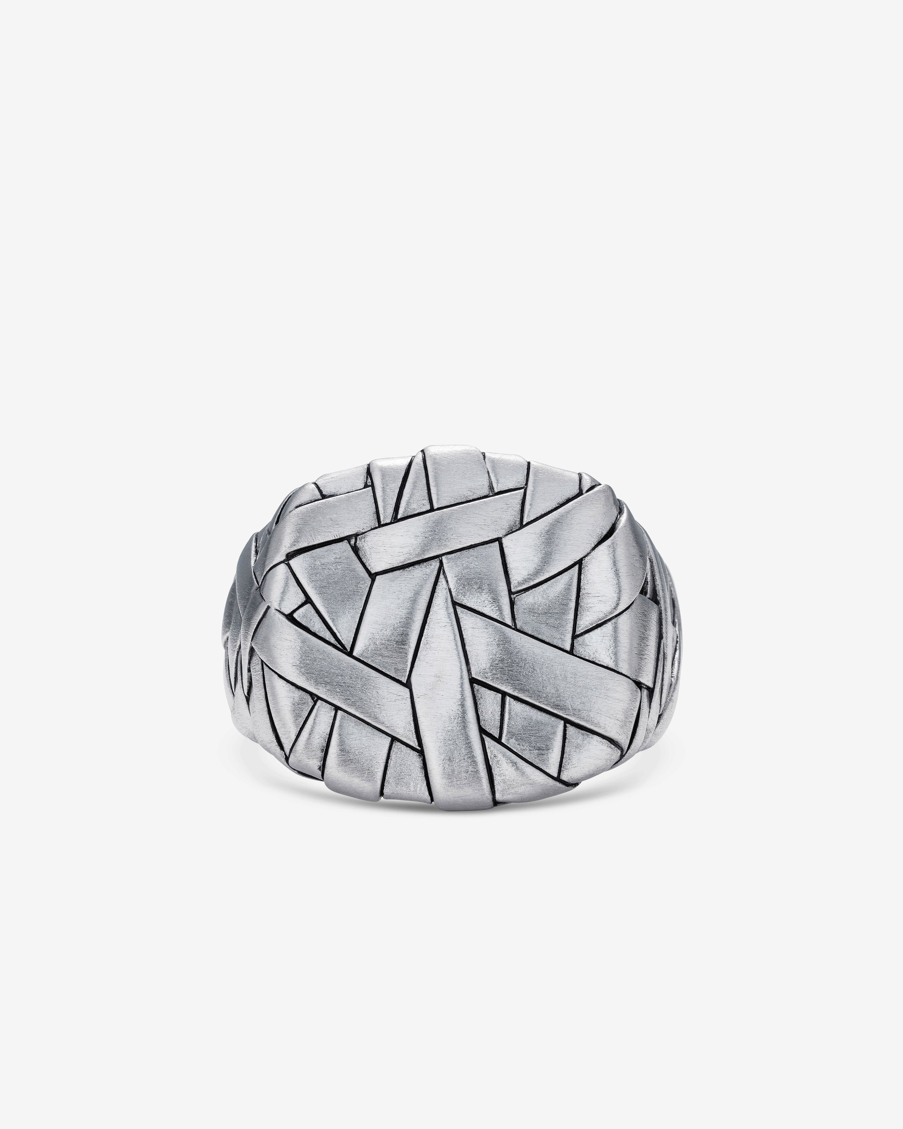 Tom Wood  - Quilt Ring -  (Silver) by TOM WOOD