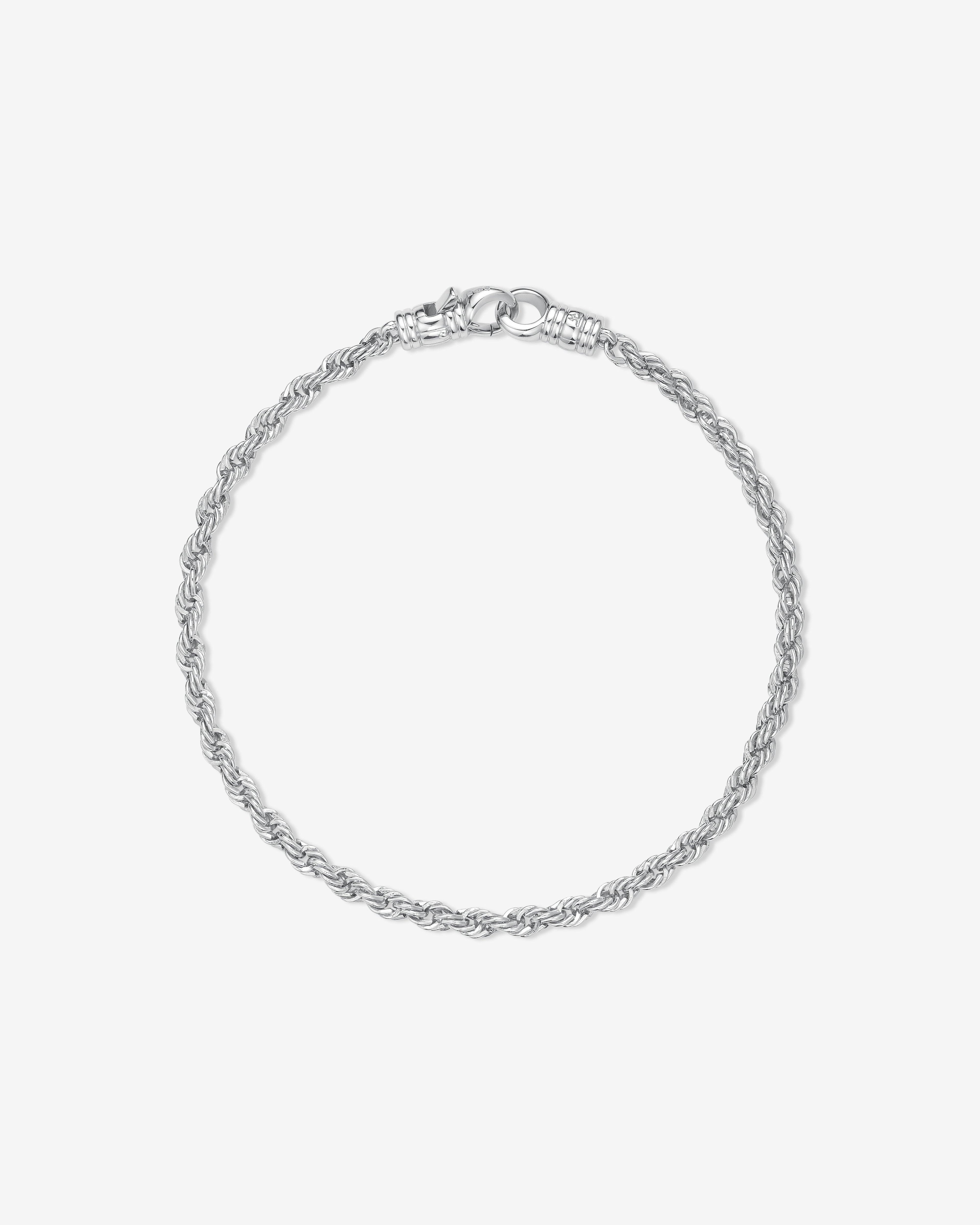Tom Wood  - Rope Bracelet -  (Silver) by TOM WOOD