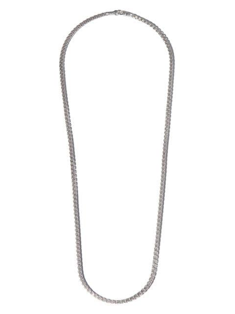 Venetian M double chain necklace by TOM WOOD