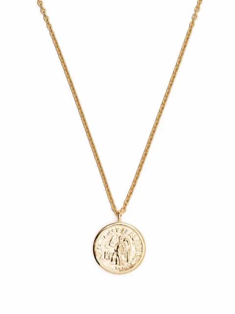 angel coin pendant necklace by TOM WOOD