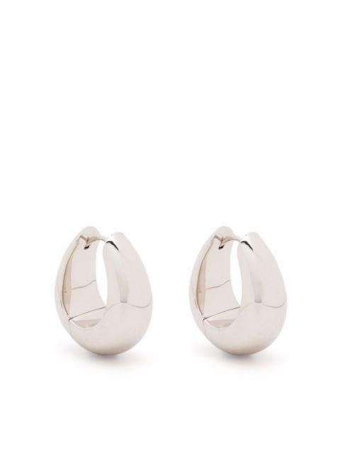 medium Ice hoop earrings by TOM WOOD