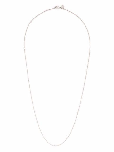 rhodium-plated sterling silver rolo chain by TOM WOOD