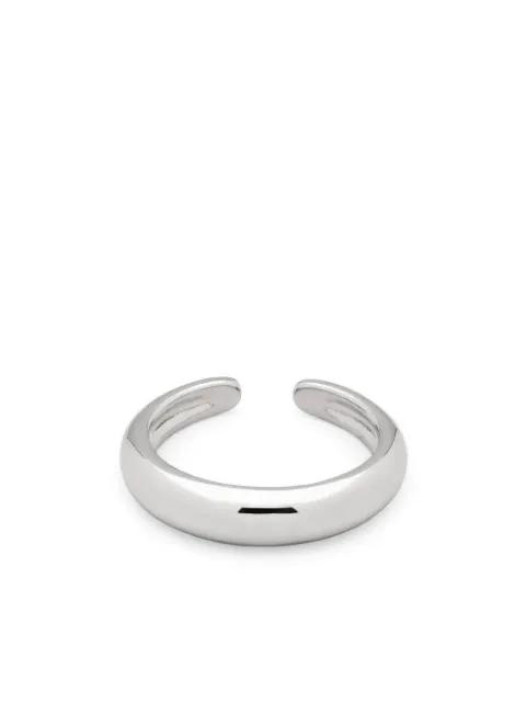 slim rhodium-plated ear cuff by TOM WOOD