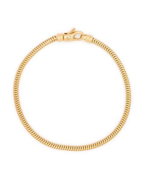 snake-chain sterling-silver bracelet by TOM WOOD