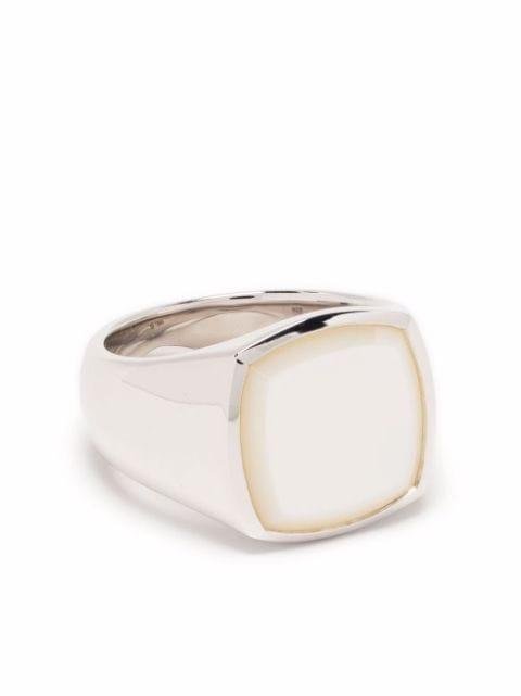 square cushion ring by TOM WOOD