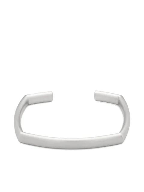square-frame cuff bracelet by TOM WOOD