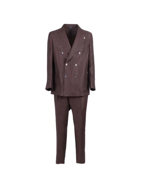 Zero Gravity double-breasted linen suit by TOMBOLINI