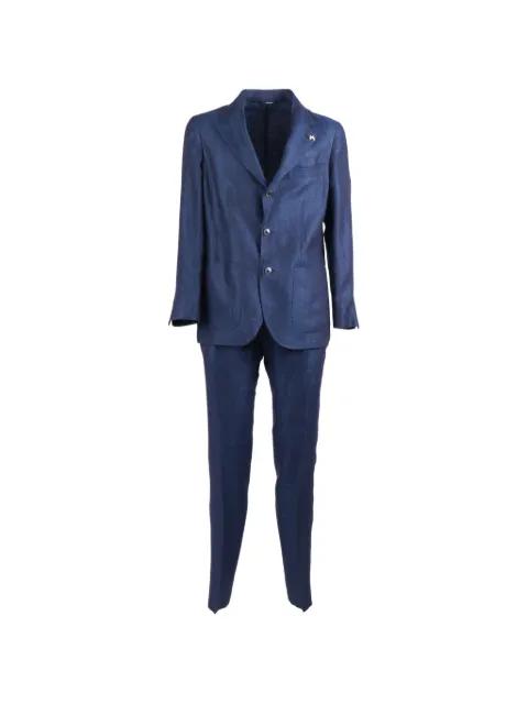 Zero Gravity single-breasted linen suit by TOMBOLINI