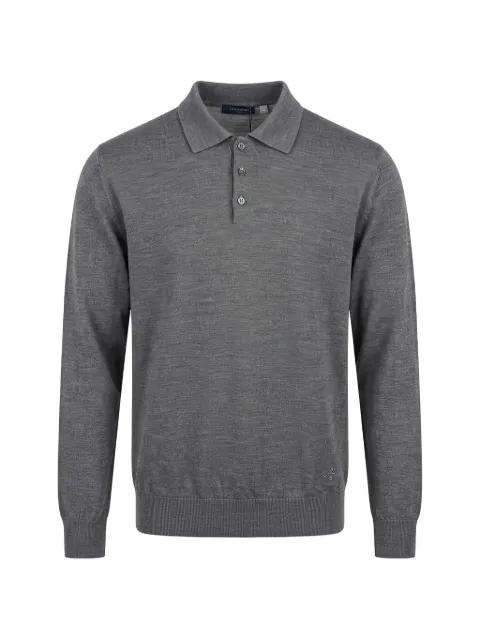 button-fastening polo-collar sweater by TOMBOLINI