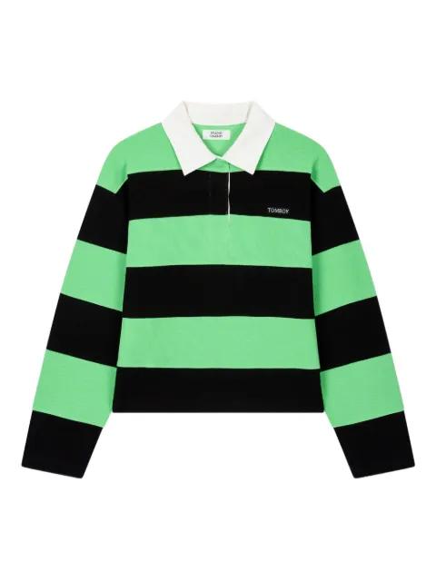 Rugby polo-collar sweatshirt by TOMBOY