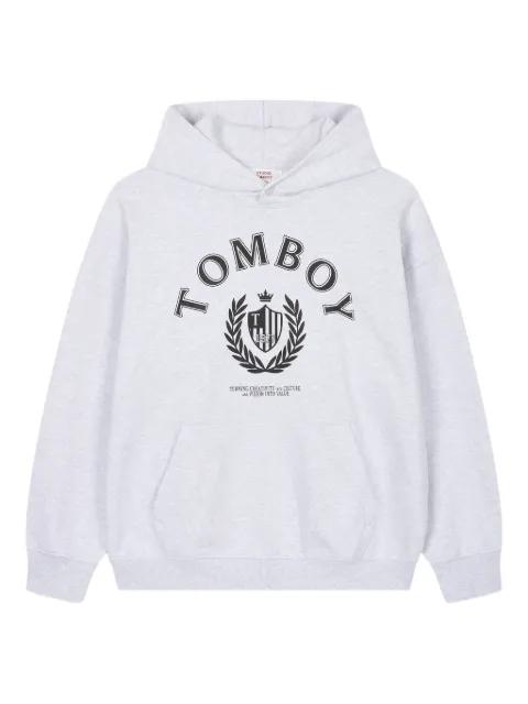 University cotton hoodie by TOMBOY