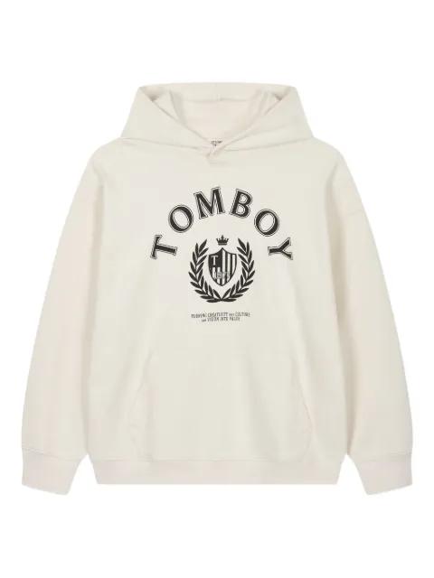 University cotton hoodie by TOMBOY