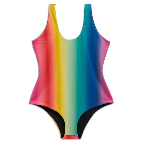 Reversible One-Piece Swimsuit by TOMBOY X