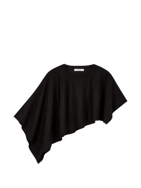 asymmetric-hem cape by TOMBOY