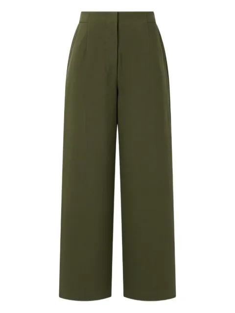 back elasticated-waistband trousers by TOMBOY