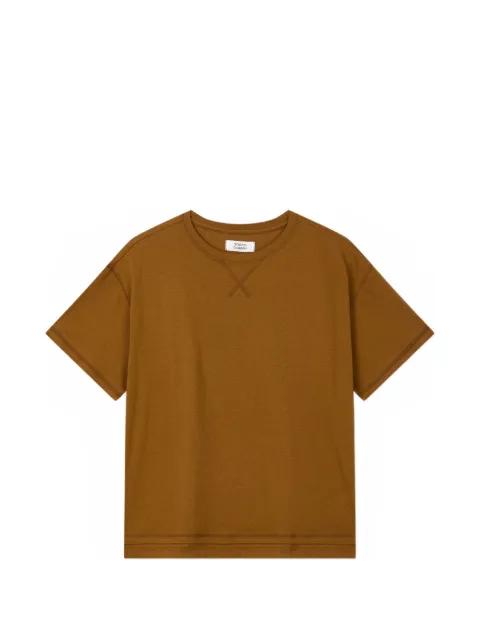 back-print logo-detail T-shirt by TOMBOY