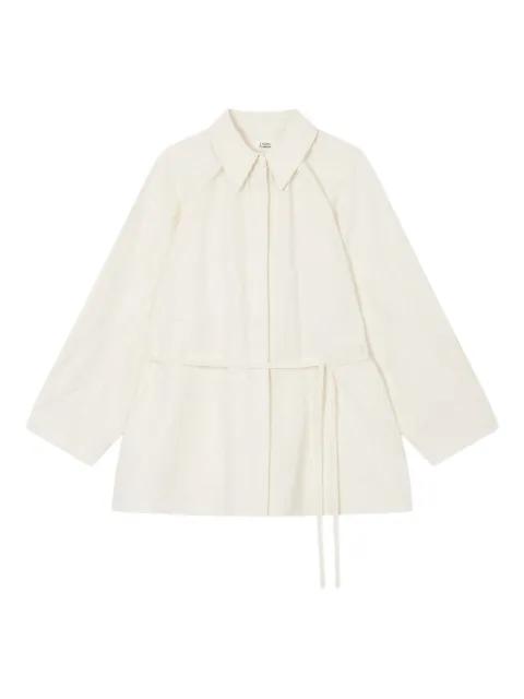 belted shirt by TOMBOY