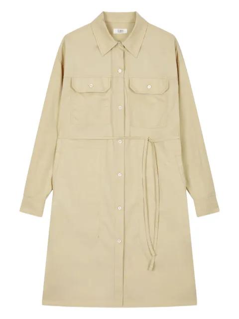 button-up shirtdress by TOMBOY
