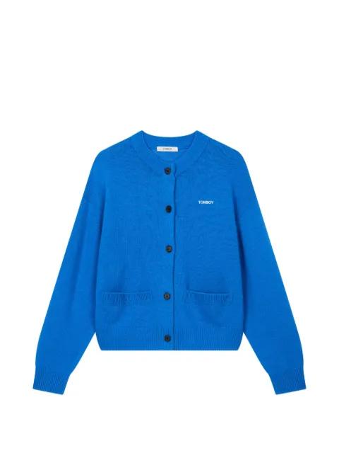 buttoned cardigan by TOMBOY