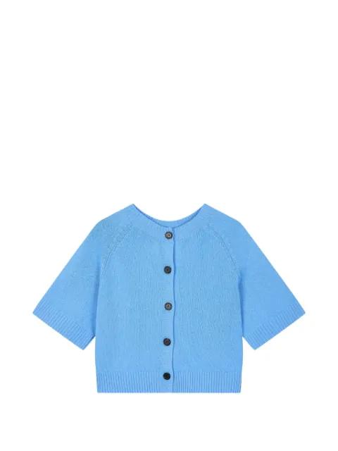 buttoned short-sleeve cardigan by TOMBOY