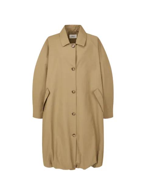 buttoned trench coat by TOMBOY