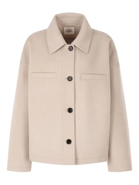 buttoned wool jacket by TOMBOY