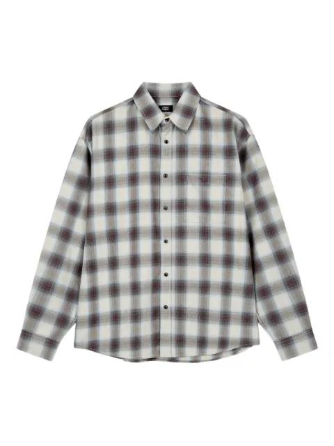 check-pattern shirt by TOMBOY