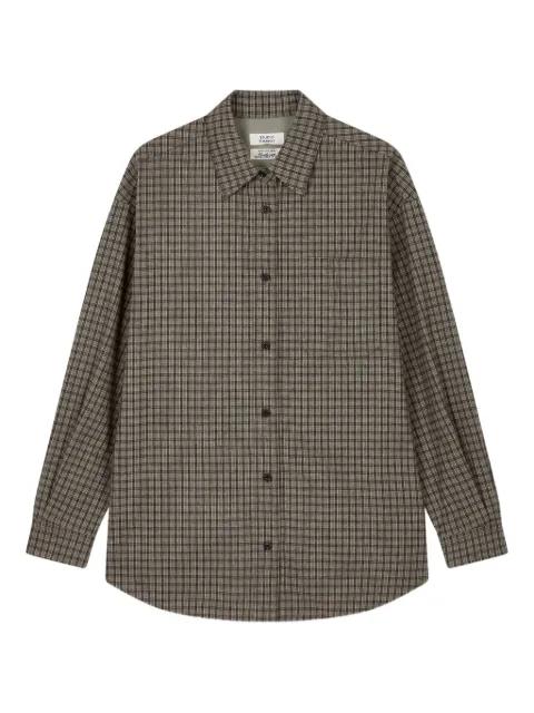 check-pattern shirt by TOMBOY