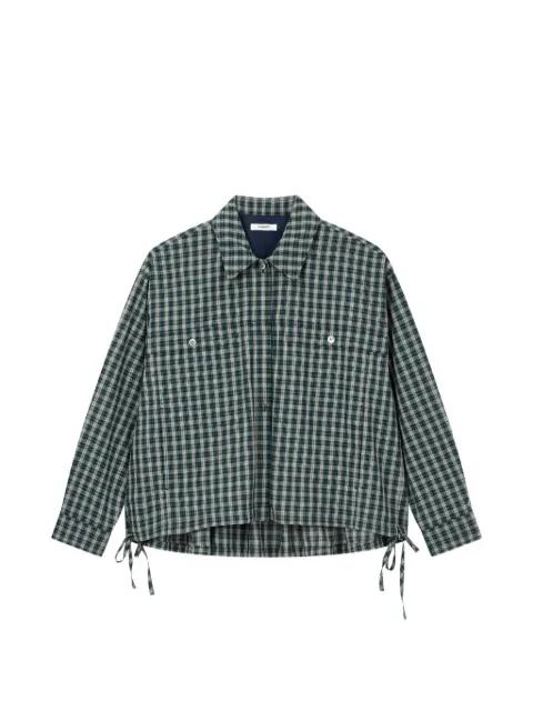 check-pattern shirt by TOMBOY