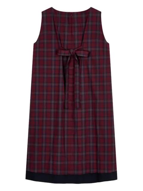 checked dress by TOMBOY