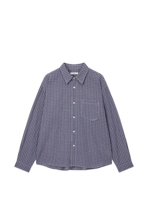 checkered chest-pocket shirt by TOMBOY